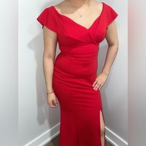 Red prom dress